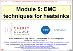 5 - EMC techniques for heatsinks - Updated Jan 2021 image #1