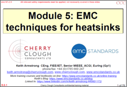 5 -  EMC techniques for heatsinks - Updated Jan 2021 image #1