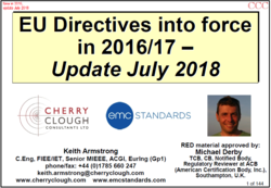 Recent EMC Directives - 2016-17 image #1