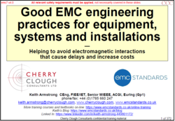 Good EMC Engineering practices for electrical cabinets systems and installations image #1