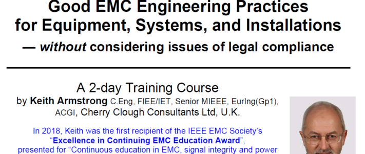 2-day Good EMC Engineering Practices for Equipment, Systems and Installations without legal requirements image #1