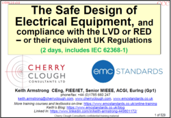 The Safe Design of Electrical Equipment & LVD compliance - Updated Feb 2021 image #1