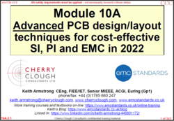 10a - Advanced PCB design techniques for cost-effective SI, PI and EMC in 2022 image #1