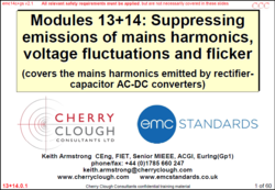 13+14: Suppressing emissions of mains harmonics, voltage fluctuations and flicker image #1