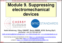 9 - Suppressing electro-mechanical devices - Updated Jan 2021 image #1