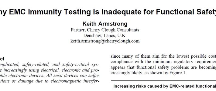 Why EMC Immunity Testing is Inadequate for Functional Safety image #1